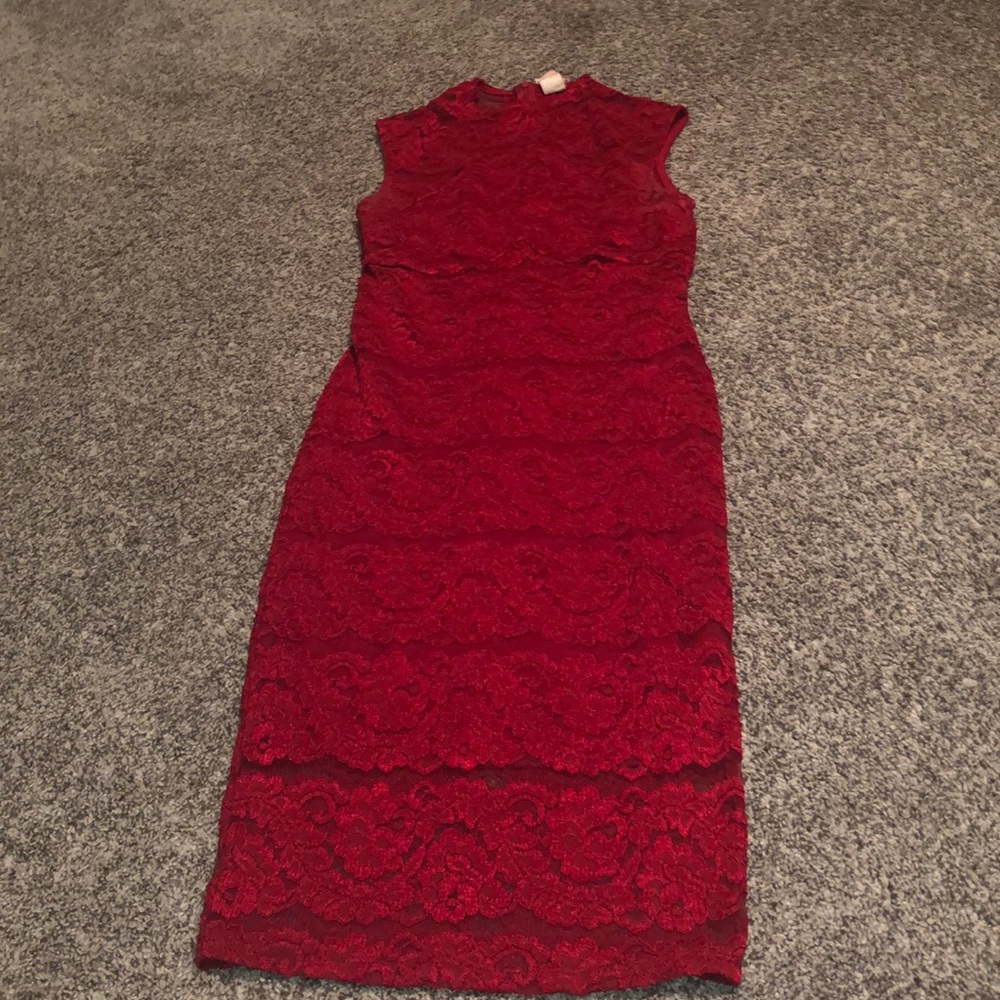 🌹Floral red dress 🌹